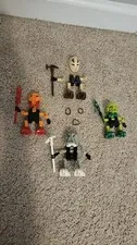 Lot Of Lego Bionicle Turaga: Vakama, Matau, Nuju - Complete / Partial Onewa