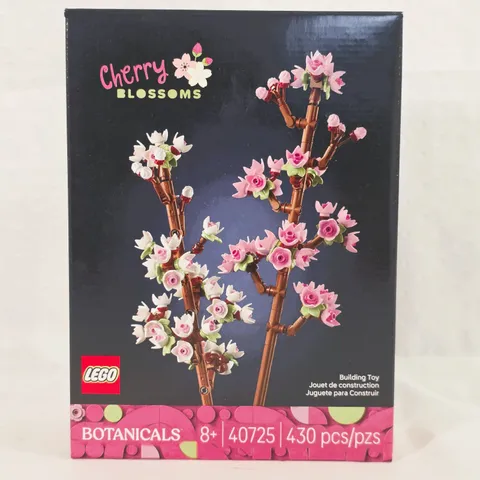 LEGO Botanicals 40725 Cherry Blossoms Flower Decor Set 430 Pcs New Sealed