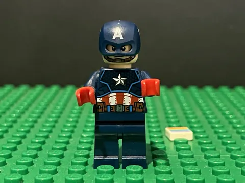 Lego Captain America Minifigure sh0686 Marvel Super Heroes Avengers 76168