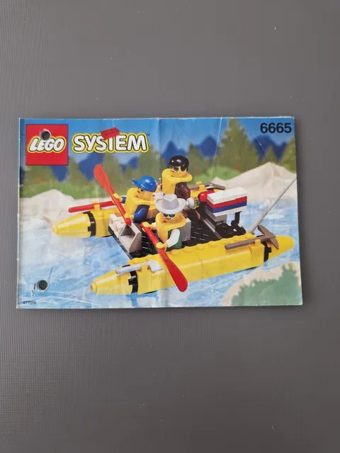 Lego Building Instructions 6665 System River Runners (Punched) Instruction Only