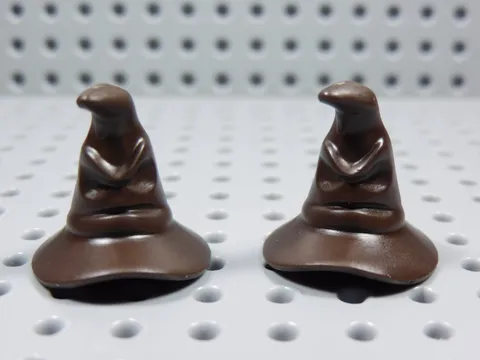 LEGO Harry Potter Lot of 2 Dark Brown Sorting Hat Accessory Minifig BT