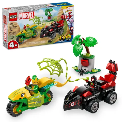 LEGO Marvel Team Spidey Web Spinner Headquarters Building Toy - Multicolor