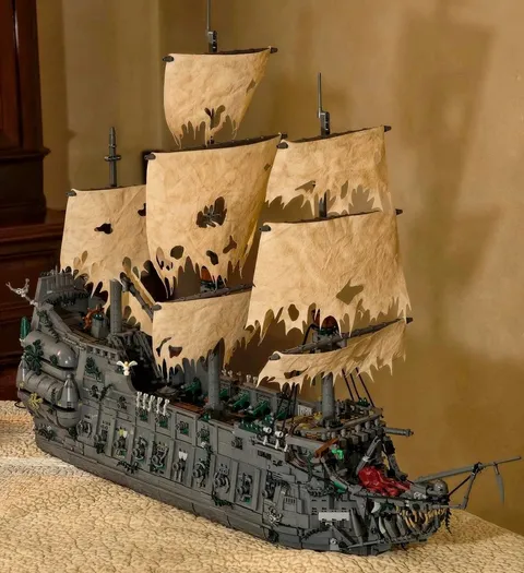 LEGO MOC The Caribbean Pirates "Flying Dutchman" Parts Package 5726 pieces