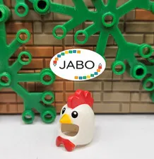 ( S12 / 8 / 14 ) LEGO 11262pb01 Headgear Head Cover Costume Chicken