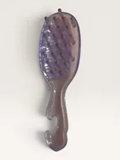 SuperStar Barbie Vintage Blue Translucent Brush LOL OMG Clone Bratz Hairbrush