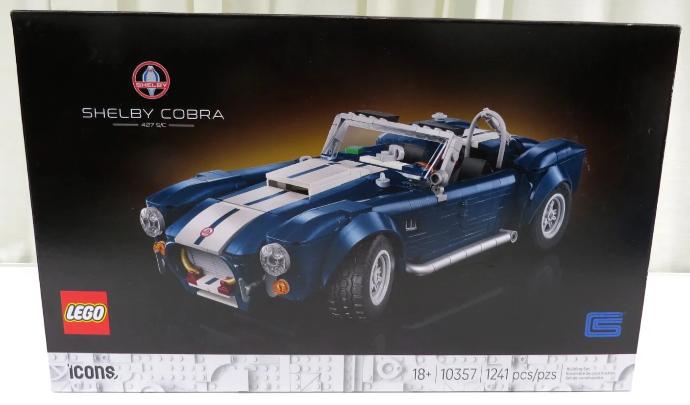 Lego Icons 10357 Shelby Cobra 427 S/C Building Set 1241 Pieces Ages 18+