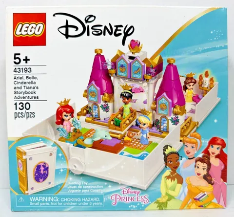 LEGO (43193) Disney Princess: Ariel Belle Cinderella & Tiana's Storybook New NIB