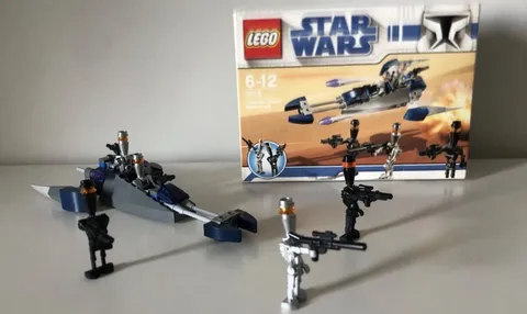 LEGO 8015 Star Wars The Clone Wars Assassin Droids Battle Pack With Instruction.