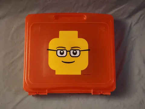 LEGO Project Case Red Storage Container 13"x12"x3" 2009