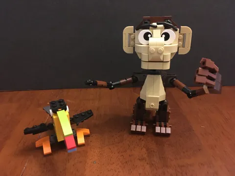 Lego 31019 Forest Animals Used No Box/Instructions. Incomplete Please Read