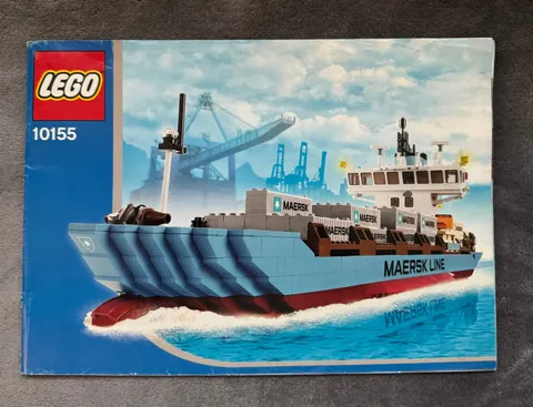 Rare LEGO 10155 Sculptures: Maersk Line Sealand Container Ship