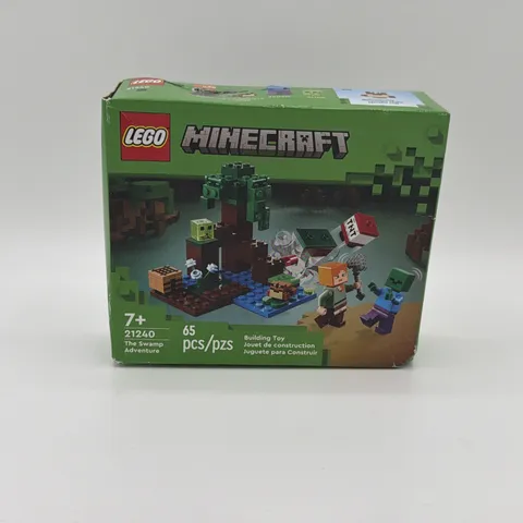 LEGO Minecraft the Swamp Adventure 21240 Building Toy Set (READ)