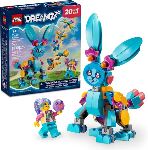 LEGO DREAMZzz Bunchu's Creative Animal Adventures - Fantasy Bunny Toy (71488)™