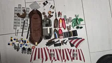 LEGO Pirates Ship Parts, Sails & Minifigures Lot - As Shown In Photos