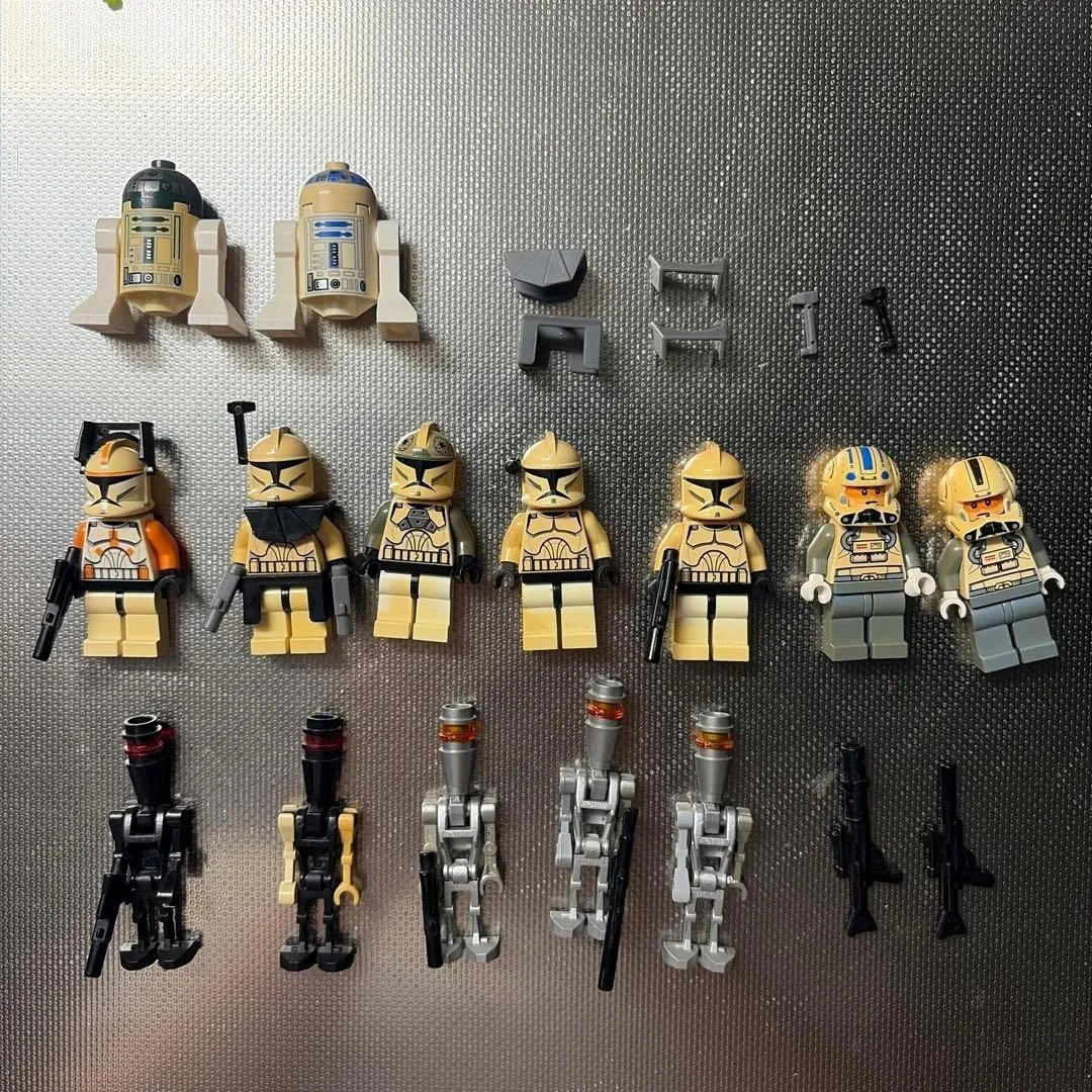 LEGO Minifigure Star Wars Clone Trooper Pilot Assassin Droid Lot Set Bulk Sale