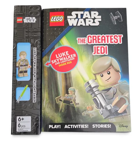 LEGO Star Wars: Luke Skywalker Minifigure Aldi Exclusive The Greatest Jedi Book