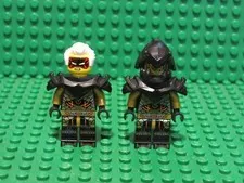 Lot of 2 LEGO Ninjago Rapton + Imperium Claw General Minifigures 71798 71794 RG1