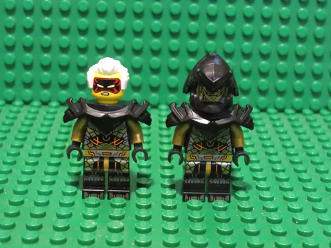 Lot of 2 LEGO Ninjago Rapton + Imperium Claw General Minifigures 71798 71794 RG1