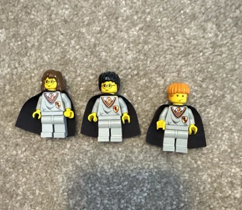 Vintage LEGO Harry Potter Minifigures Lot Of 3 Ron Hermione Harry Potter