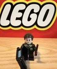 Lego Harry Potter Justin Finch-Fletchley Minifigure With Accessories 