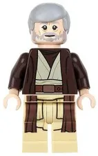 LEGO® Minifigure Star Wars sw0552 Obi-Wan Kenobi (Dark Brown Hooded Coat)