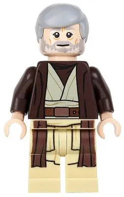 LEGO® Minifigure Star Wars sw0552 Obi-Wan Kenobi (Dark Brown Hooded Coat)