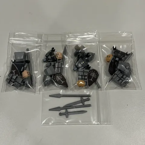 LEGO 11377 Lord of the Rings Minas Tirith | Four Gondor Soldiers-UNBUILT *EXTRA*