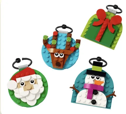 Lego 40744 Christmas Ornaments w/manual, No Box