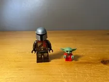 LEGO Star Wars Holiday Mandalorian & Grogu The Child Minifigures sw1170 sw1173