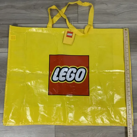 Official LEGO Yellow Extra Large Tote Bag 29”x 22”x 8” Shopping Storage Bag Tote