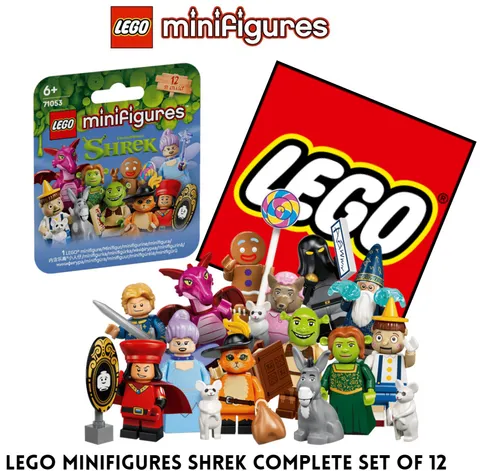 LEGO Minifigures Shrek Series (71053) CMF - Complete Set of 12 - PREORDER