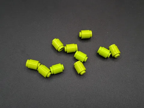 LEGO - 10x - Brick - Round Brick - 1x1 - Lime - Light Green - 3062