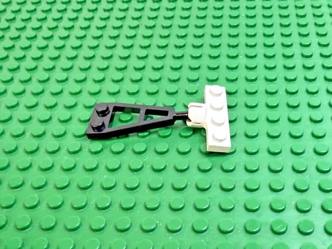 LEGO Black Plate 1x2Long Tow Ball White Plate 1x4 Socket 4 Slots 6327#3183c 2508