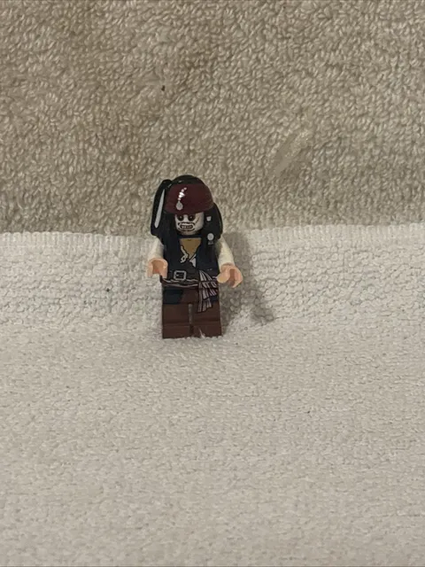 Lego Skeleton Captain Jack Sparrow Minifigure #4181 Pirates Caribbean FREE SHIP