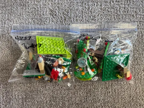 LEGO Seasonal Bundle 40237 Easter Egg Hunt 40236 Valentine Picnic