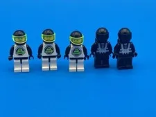 LEGO Vintage Space: Blacktron I & II Minifigure Lot Of 5
