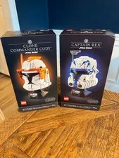 LEGO Star Wars Captain Rex & Commander Cody Helmets Set 75349 75350 New Sealed