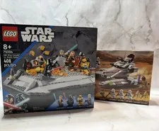 Lego Bundle (2) - Obi-Wan vs Darth Vader 75334 & Republic Fighter Tank 75342