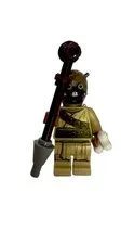 LEGO: "Star Wars Tusken Raider" Minifigure w- Gaffi Stick Figure Pre-Owned CLEAN