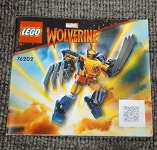 LEGO 76202 Marvel Comics X-Men Manual Only Wolverine Mech Armor
