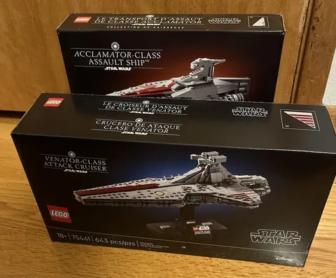 Lego Star Wars Venator And Acclamator Lot 75404 75441 New
