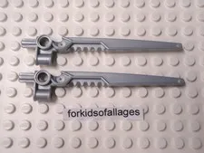LEGO Bionicle Weapon Blizzard Blade (Toa Kopaka) 60924 Pearl Light Gray x2