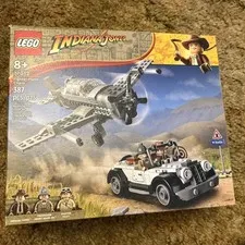 Lego Disney Indiana Jones Fighter Plane Chase 77012 - Manuel & Box ONLY