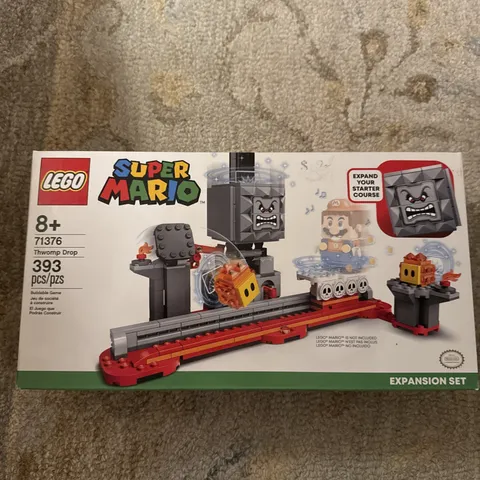 LEGO (71376) Super Mario: Thwomp Drop Expansion Set NEW SEALED BOX Lava Bubble