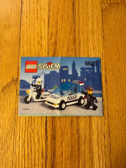 Lego Town Police Speed Trackers (6625) Instruction Booklet Only