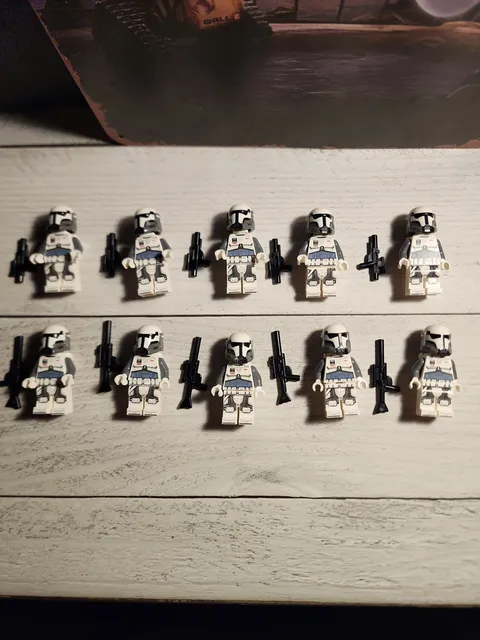 LEGO Lot Of 10 Star Wars Imperial Commando Minifigures 75373 Ambush on Mandalore