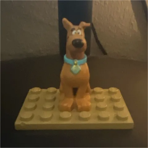 LEGO Scooby-Doo Animal Figure Scooby-Doo Printed w/ Tan Plate Base 2pc