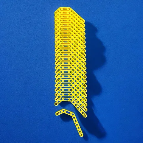 *Lot of 23* LEGO YELLOW Technic Liftarm 1 x 11.5 Double Bent Thick Part No 32009