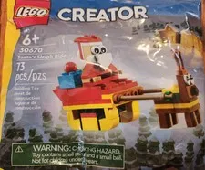 LEGO Creator 30670 Santa's Sleigh Ride Polybag - Christmas! - Sealed New