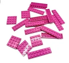 LEGO Dark Pink Plate Lot inv.612